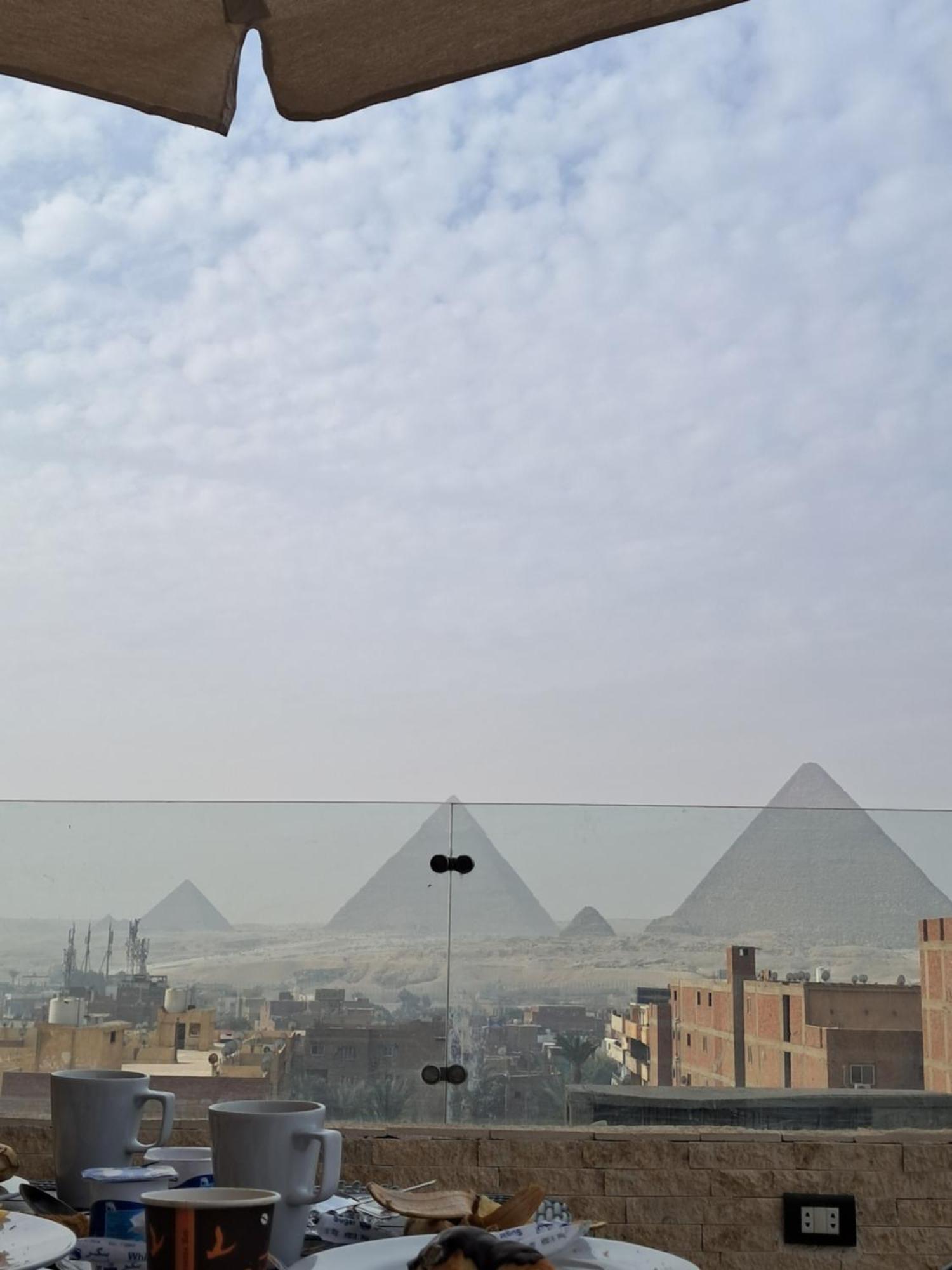 Piramide De Giza View Inn Kafrat al Jabal Exterior photo