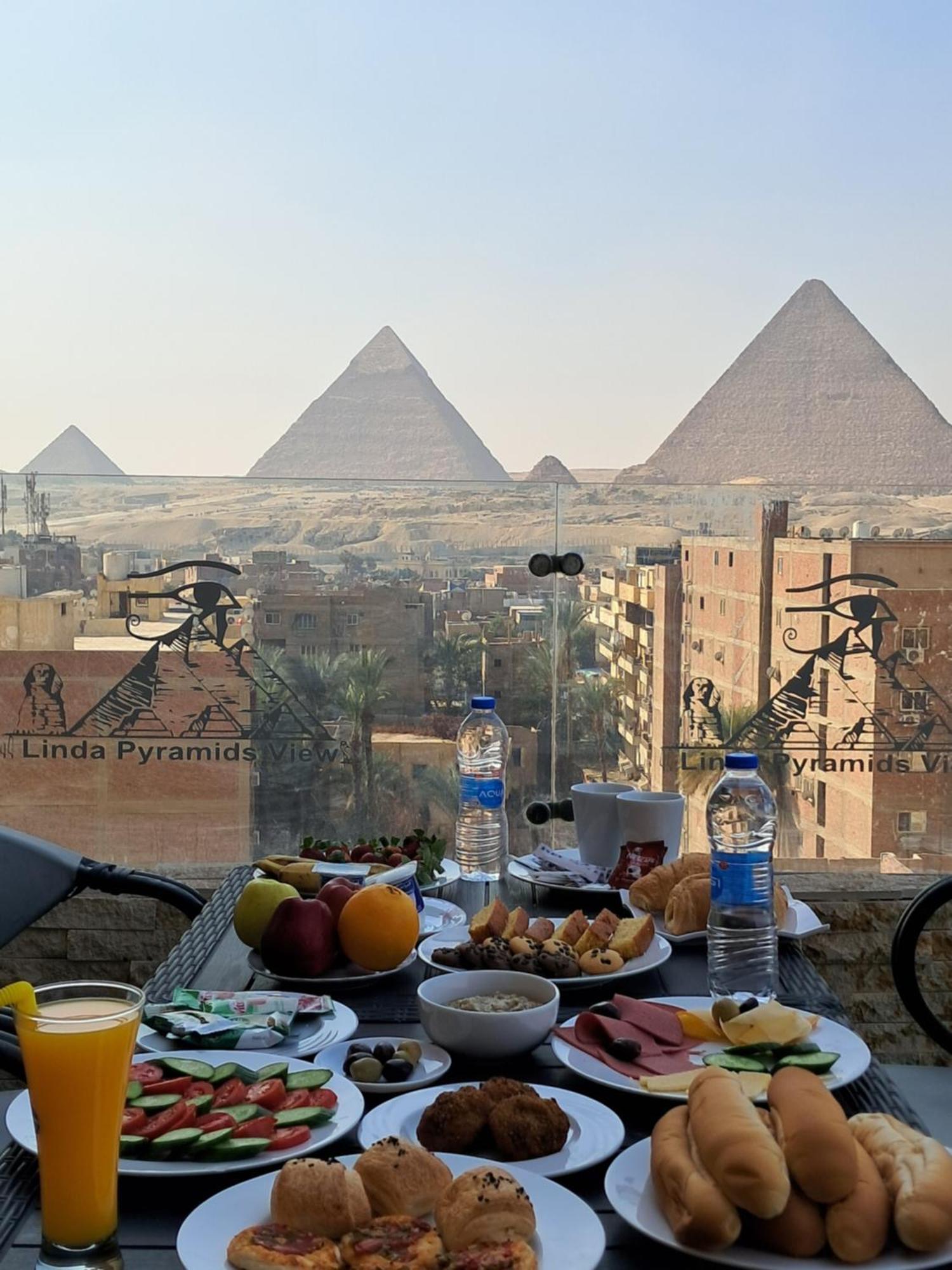 Piramide De Giza View Inn Kafrat al Jabal Exterior photo